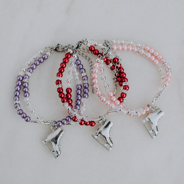 Beaded Skating Bracelet by Brilliance and Melrose