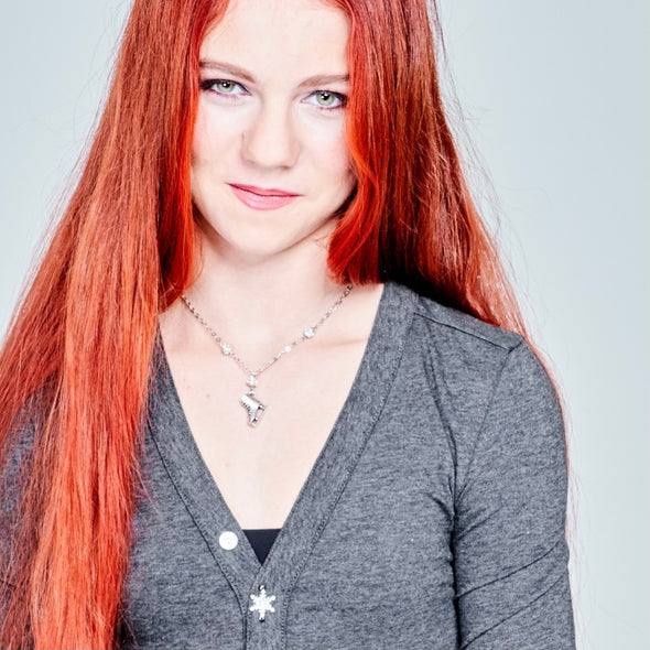 Classical Skating Necklace by Brilliance & Melrose