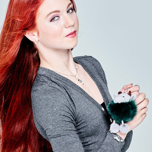 Sassy Skater Keychain by Brilliance and Melrose